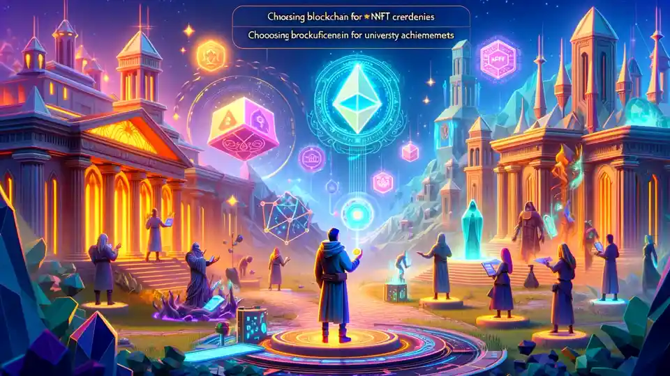 Choosing blockchain for NFT credentials