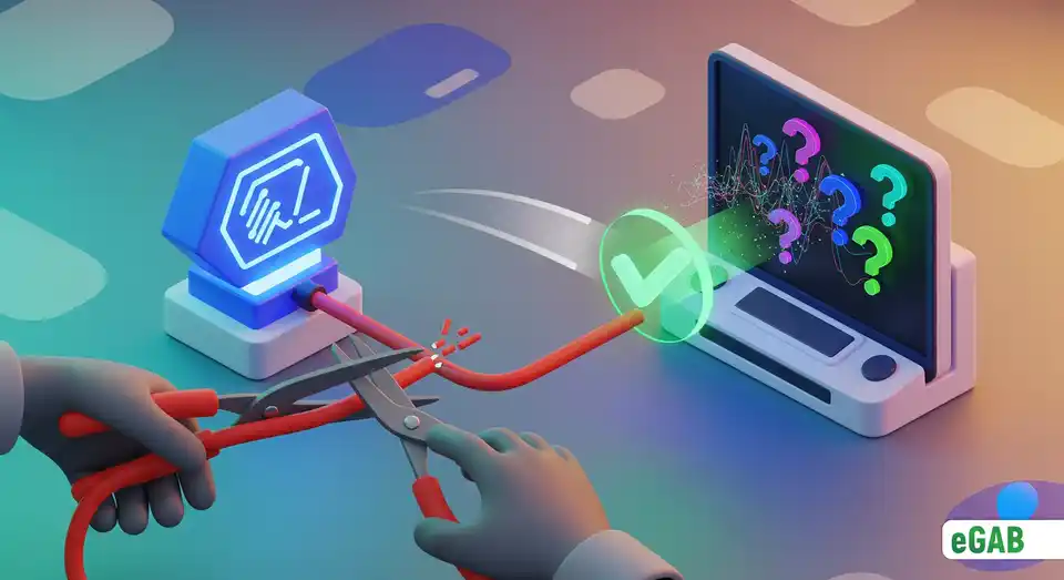 Illustration of a Universal Signature Forgery (USF) attack tricking a validator into showing a 'valid' status.
