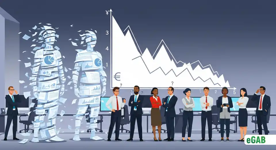 An infographic showing 2 out of 10 employees as paper ghosts, symbolizing the cumulative cost and 21% productivity loss from wasted hours.