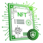 Digital panel icon symbolizing blockchain certificates for secure and verifiable credentials